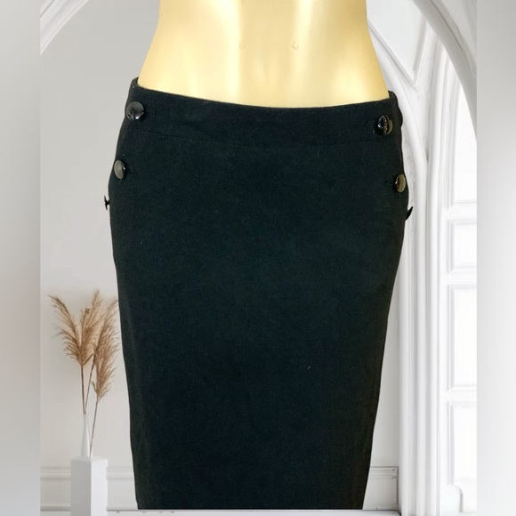 J Crew Wool Pencil Skirt EUC Size 4 Waist 15" Hip 18" Length 23" - Picture 4 of 10